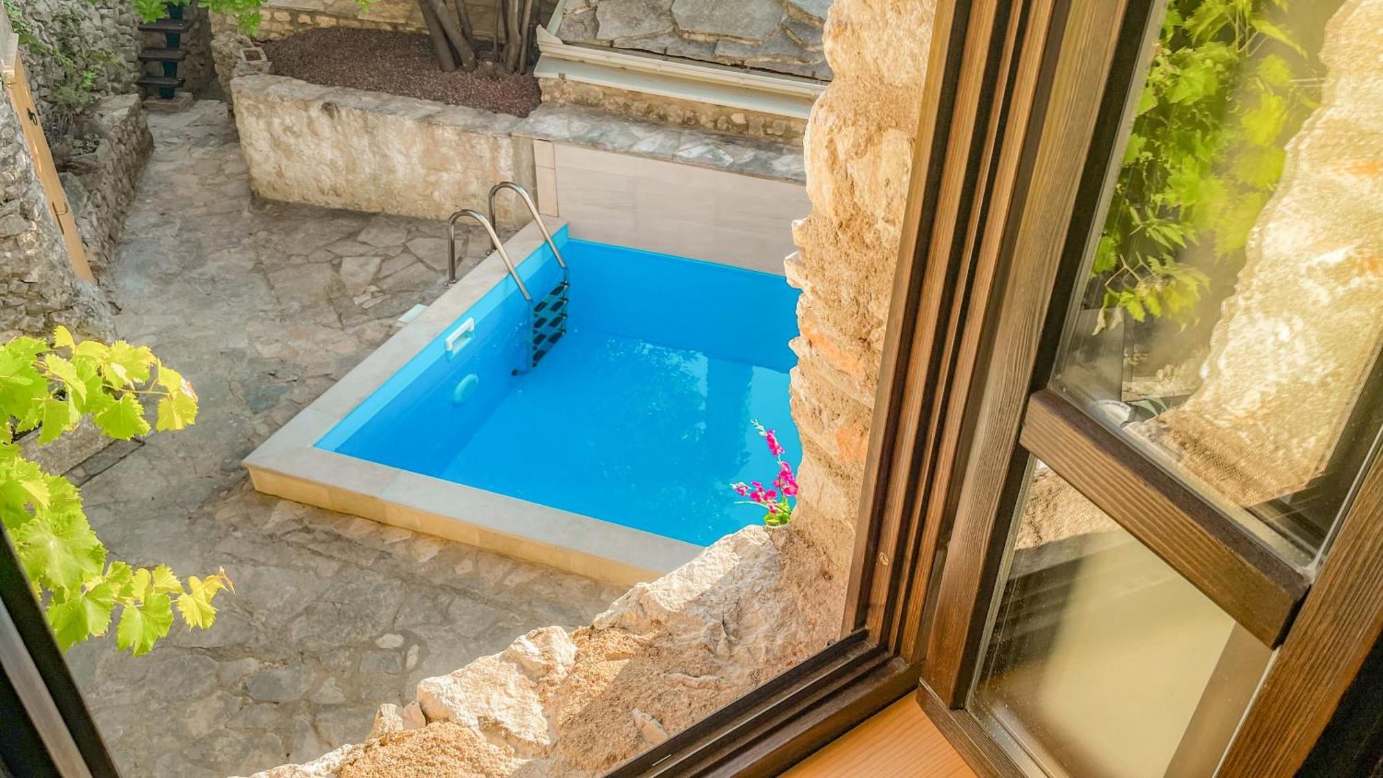 Villa Historic Pocitelj With Pool And Incredible Views On The River And Landmarks Екстериор снимка