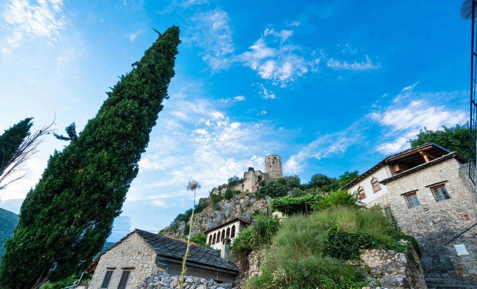 Villa Historic Pocitelj With Pool And Incredible Views On The River And Landmarks Екстериор снимка